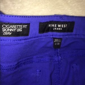 Nine West Jeans - Nine West Blue Skinny Jeans Nine West Jeans - Nine West Blue Skinny Jeans